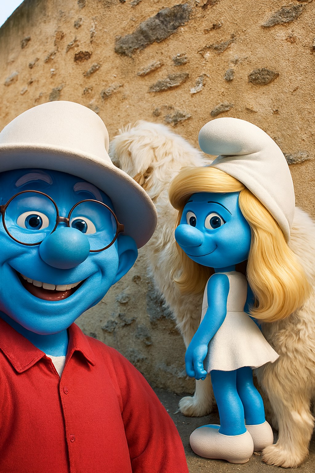 aventure schtroumpf la plage