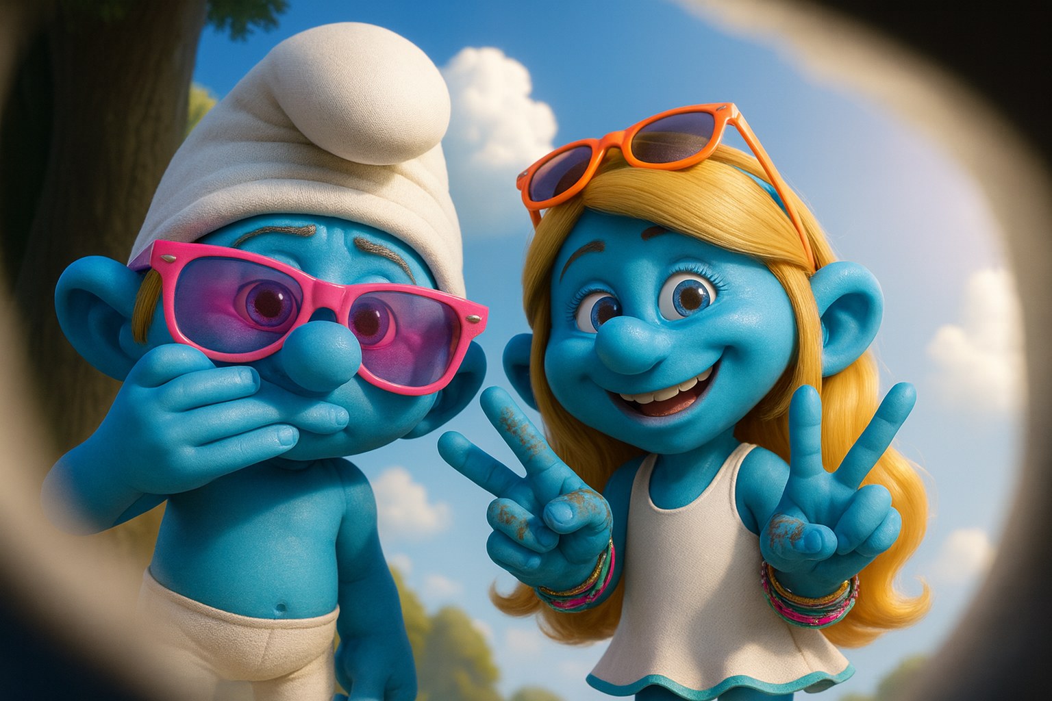 deux amis complices en vacances