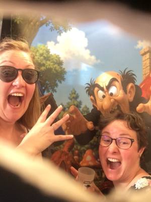 aventure schtroumpf au parc d attraction