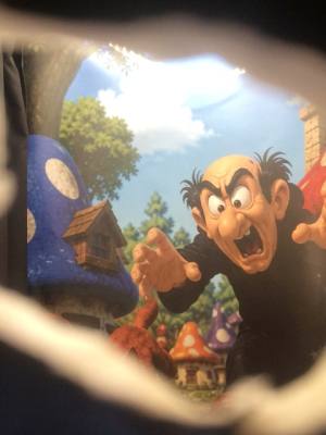 gargamel en col re au village des schtro